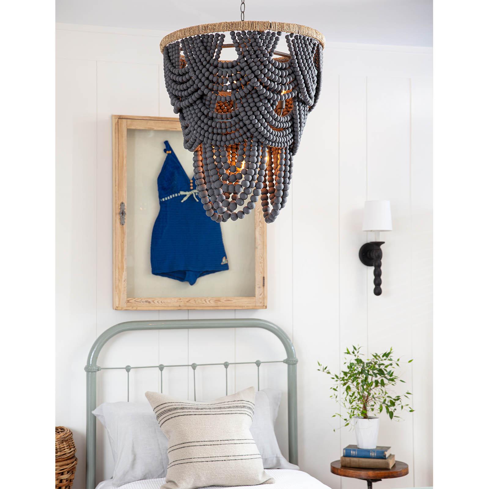 Lorelei Wood Bead Chandelier | Regina Andrew Detroit